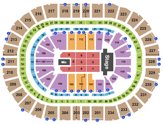 PPG Paints Arena Trans-Siberian Orchestra Seating Chart